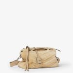 FENDI By The Way Selleria Medium Beige sculpted shearling bag with 192 hand-sewn topstitches - Image 4